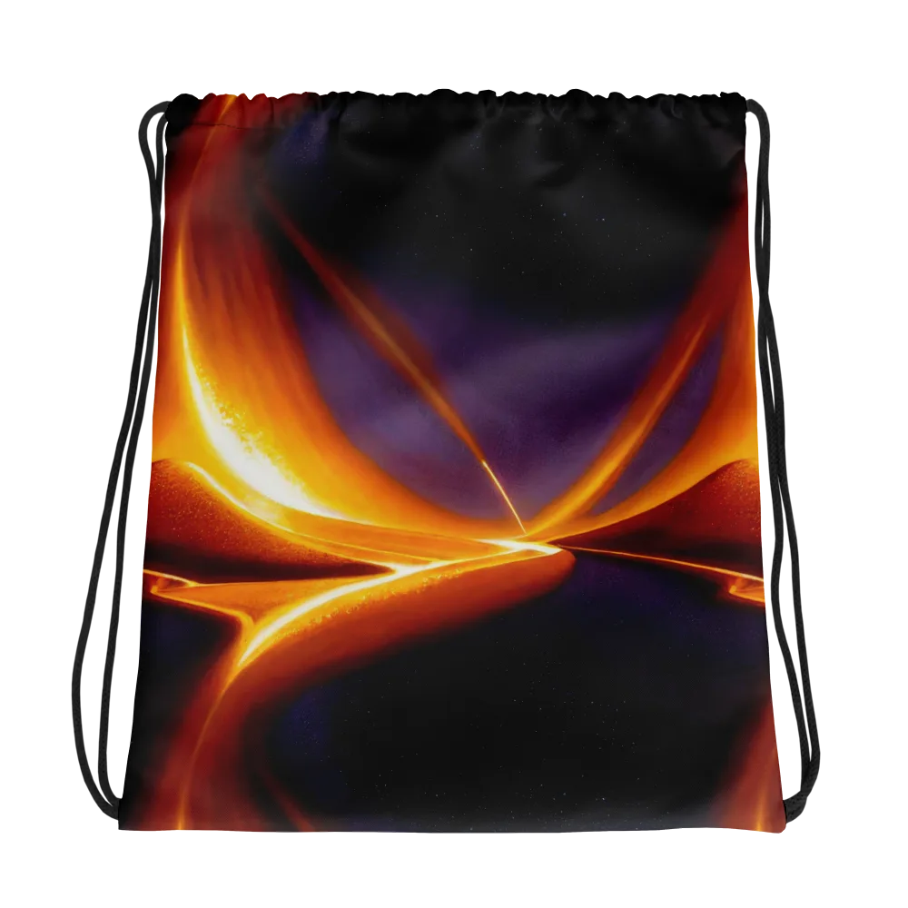 Molten Eclipse on Drawstring Bag — Photo