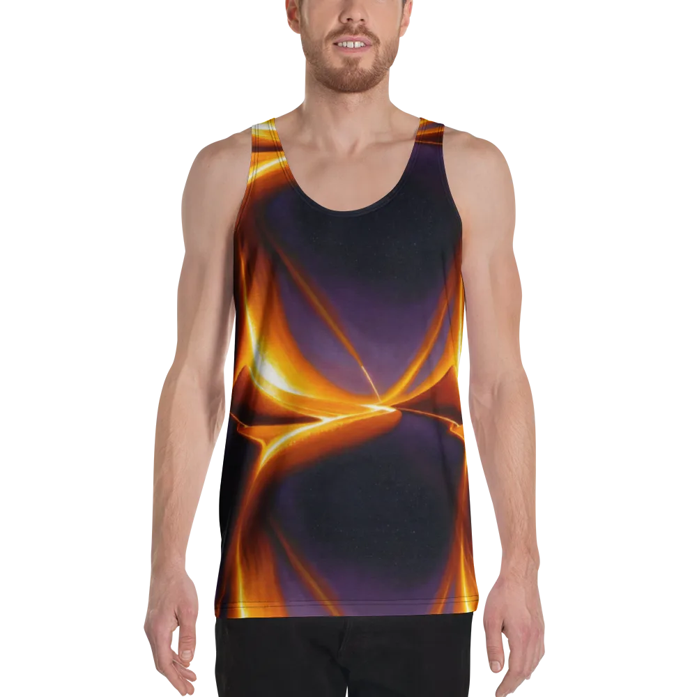 Molten Eclipse on Men's Tank Top — Front