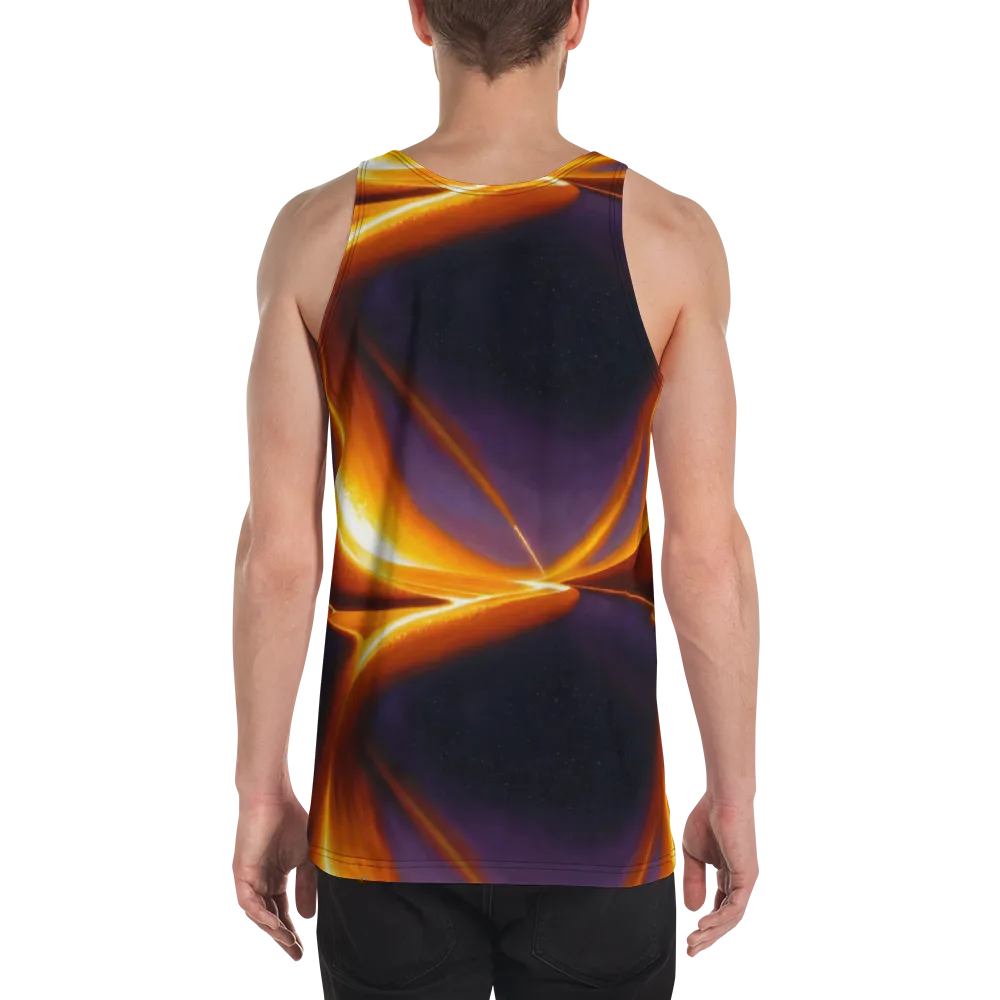 Molten Eclipse on Men's Tank Top — Back
