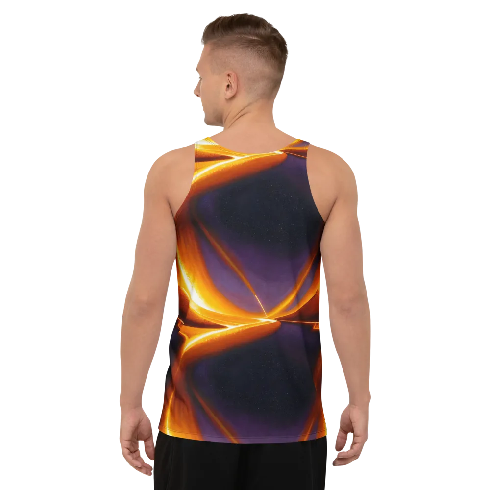 Molten Eclipse on Men's Tank Top — Back