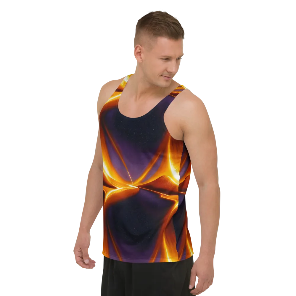Molten Eclipse on Men's Tank Top — Left Front