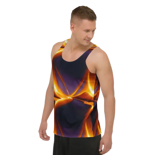 Molten Eclipse on a Men's Tank Top