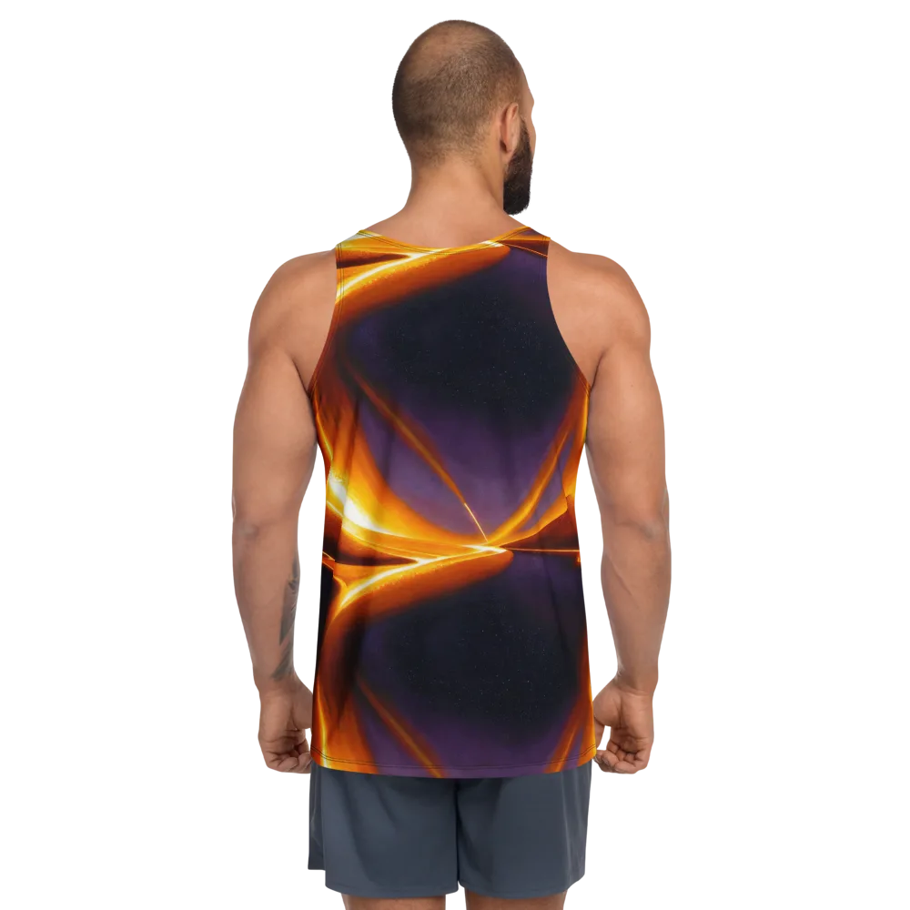 Molten Eclipse on Men's Tank Top — Back