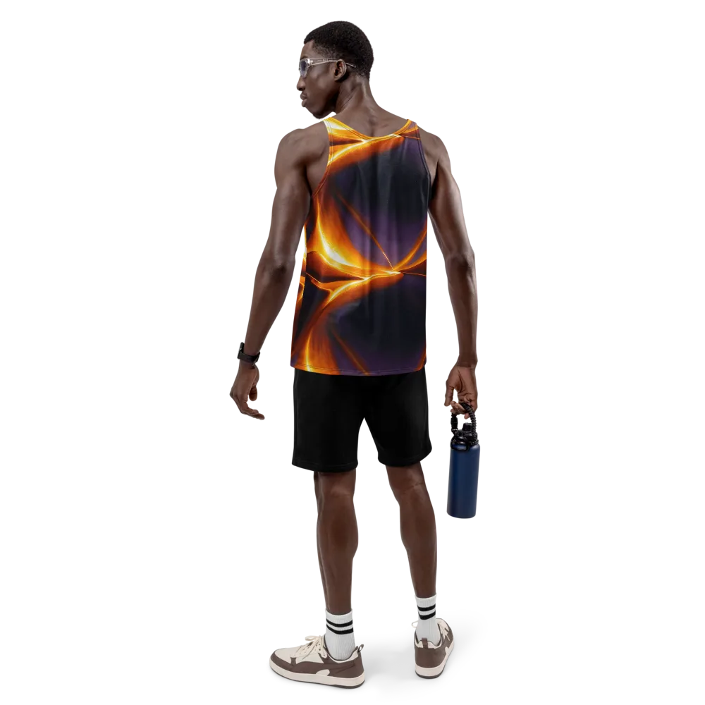 Molten Eclipse on Men's Tank Top — Back