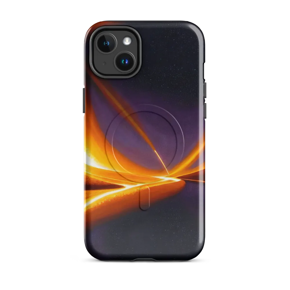 Molten Eclipse on MagSafe Tough Case for iPhone® — Front