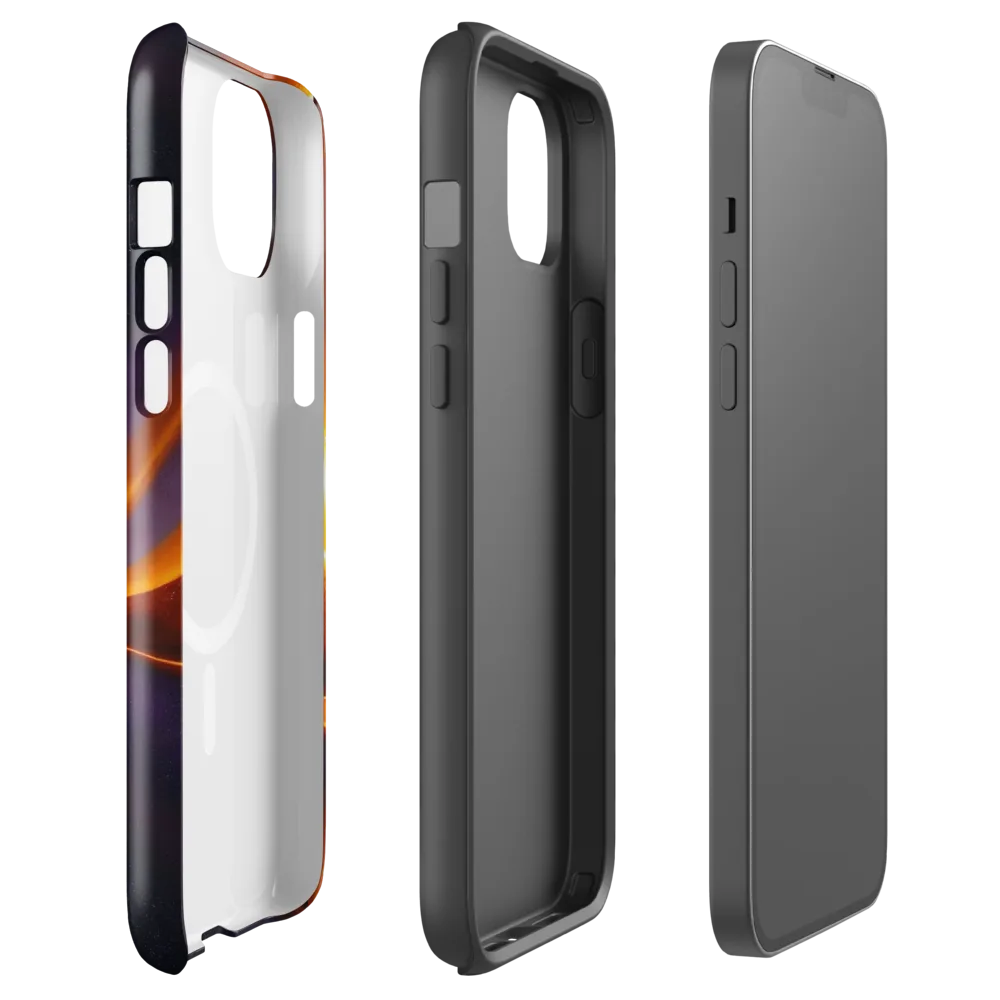 Molten Eclipse on MagSafe Tough Case for iPhone® — Front