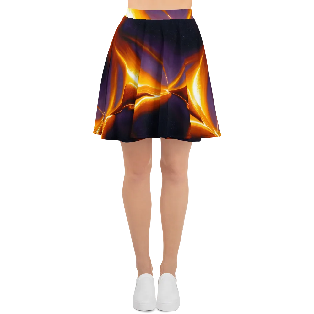 Molten Eclipse on Skater Skirt — Front