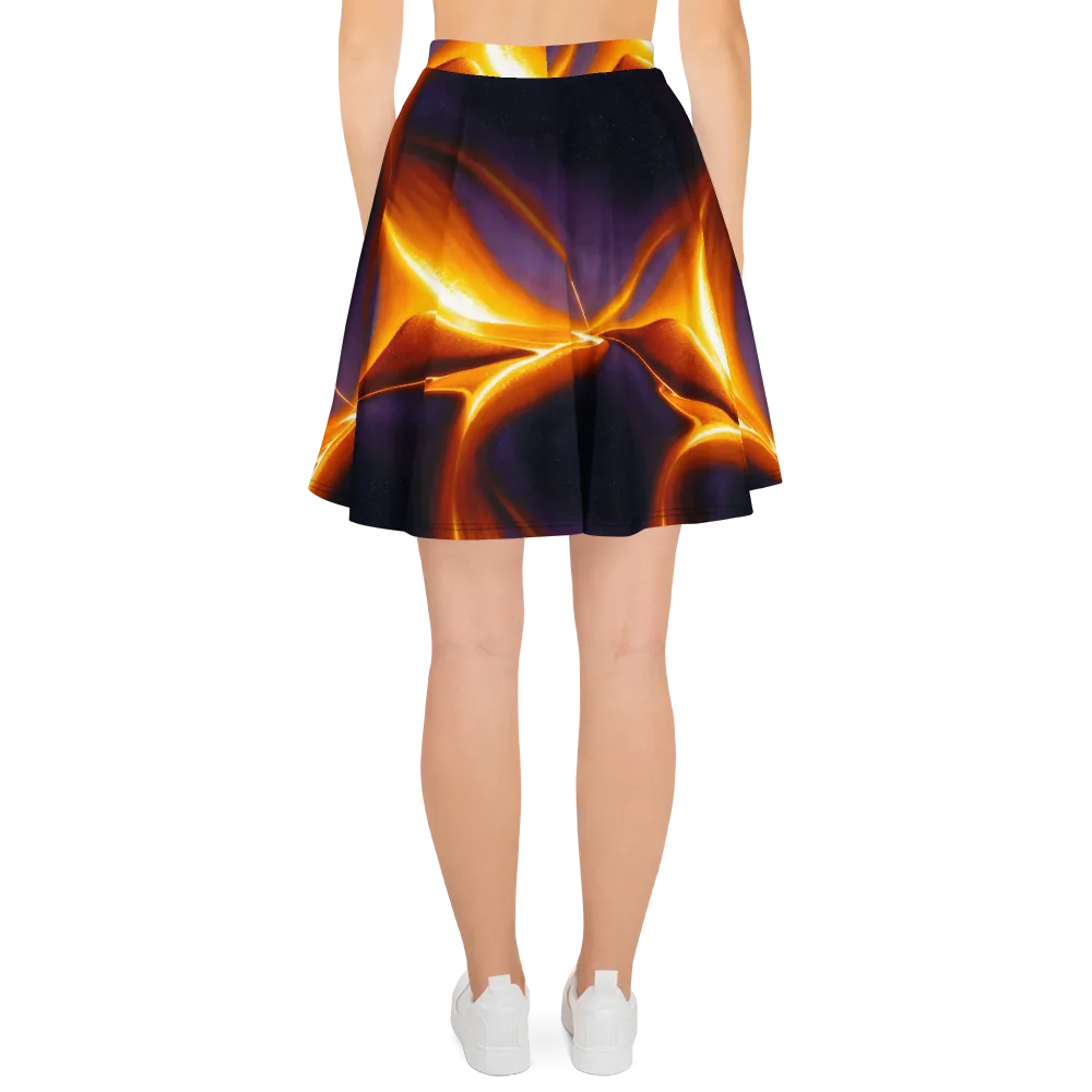 Molten Eclipse on Skater Skirt — Back