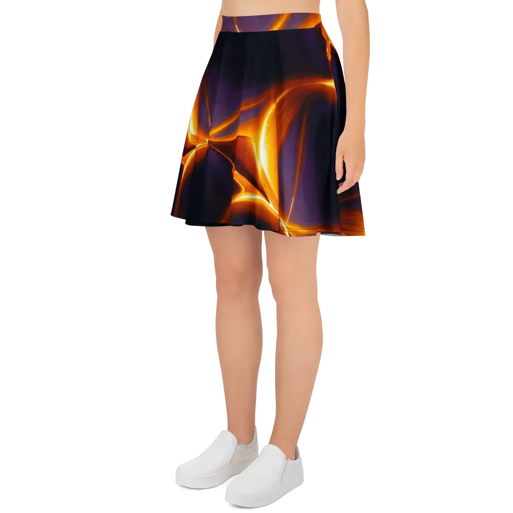 Molten Eclipse on Skater Skirt — Left