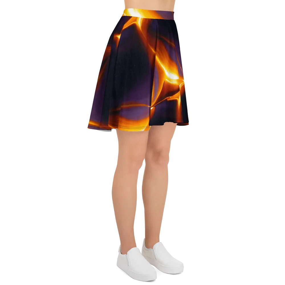 Molten Eclipse on Skater Skirt — Right