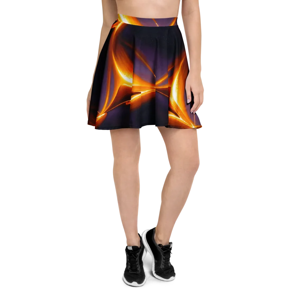Molten Eclipse on Skater Skirt — Front