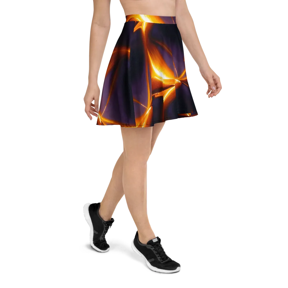 Molten Eclipse on Skater Skirt — Right