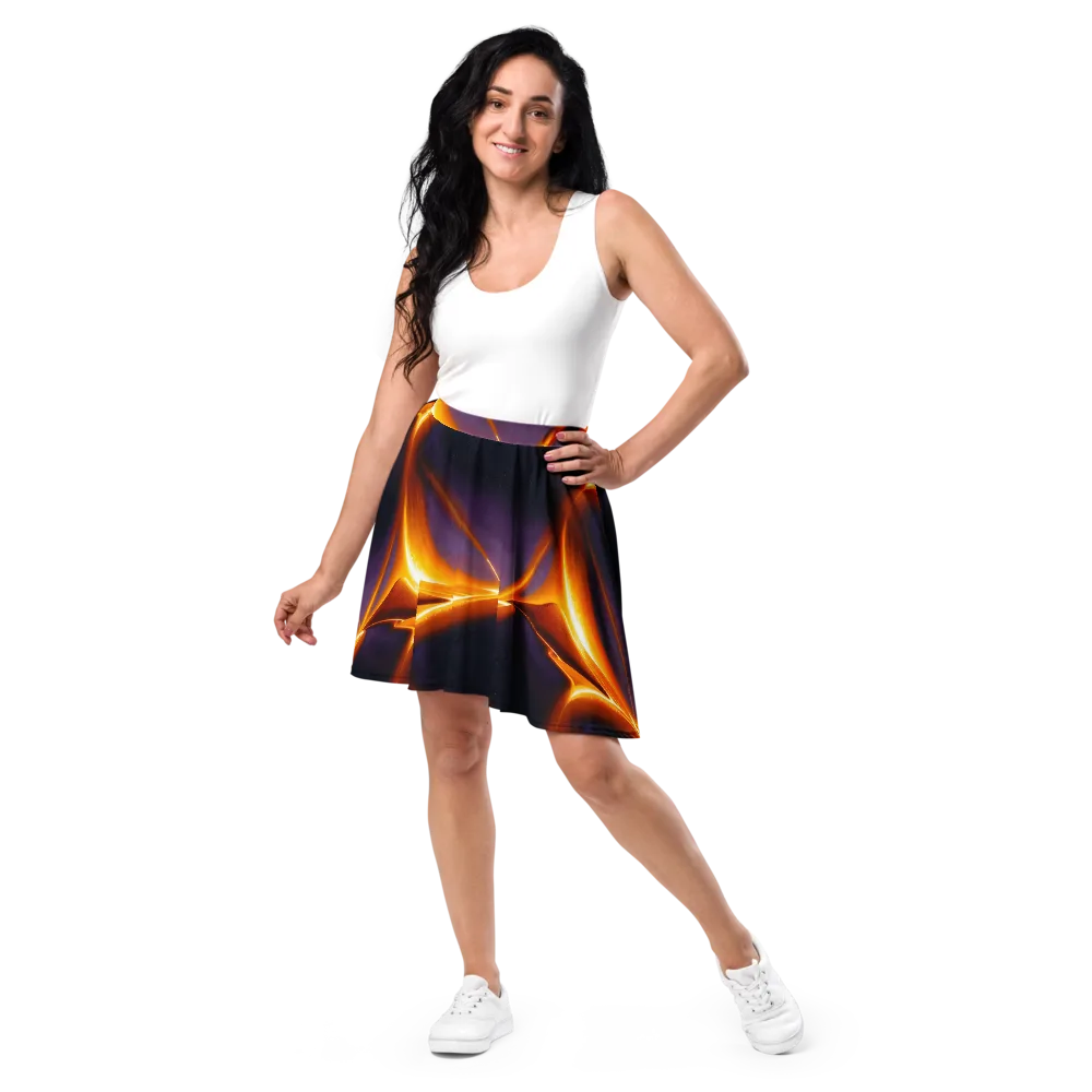 Molten Eclipse on Skater Skirt — Front