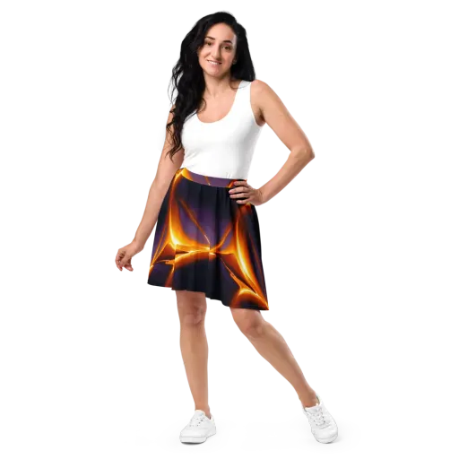Molten Eclipse on a Skater Skirt