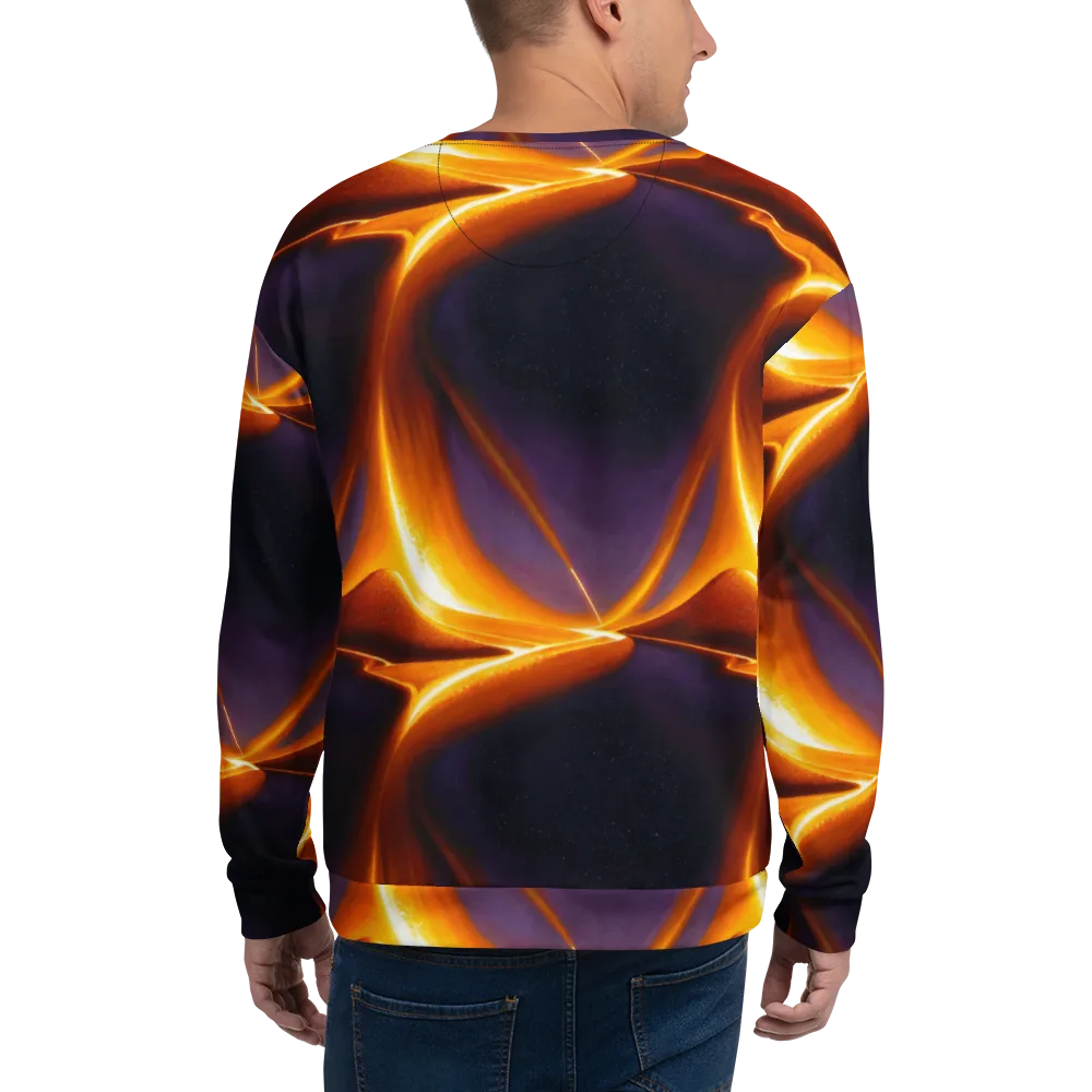 Molten Eclipse on Sweatshirt — Back