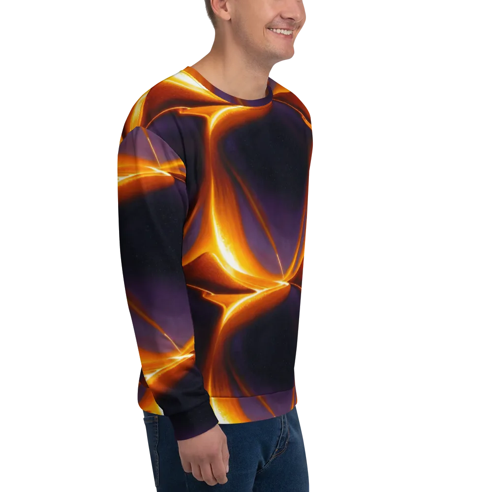 Molten Eclipse on Sweatshirt — Right Front