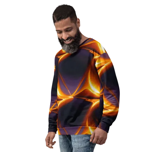 Molten Eclipse on a Sweatshirt