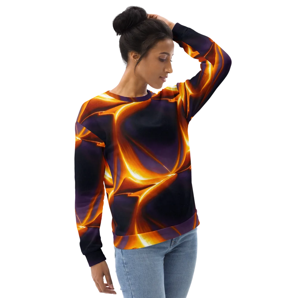 Molten Eclipse on Sweatshirt — Right Front