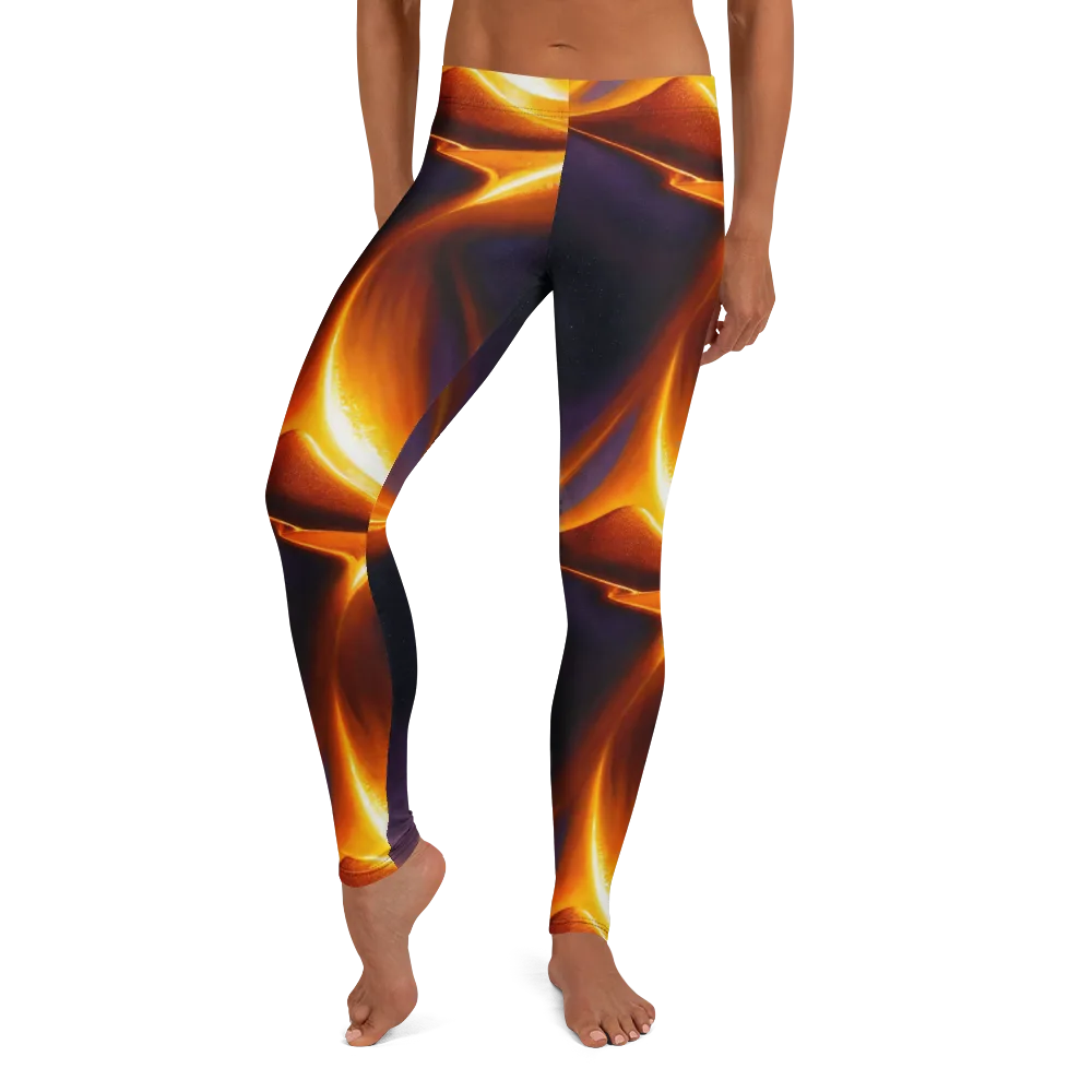 Molten Eclipse on Leggings — Front