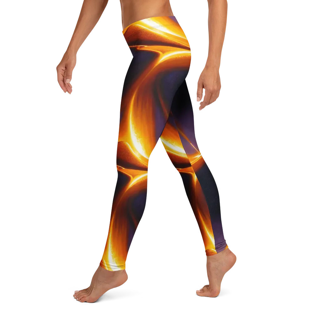 Molten Eclipse on Leggings — Left