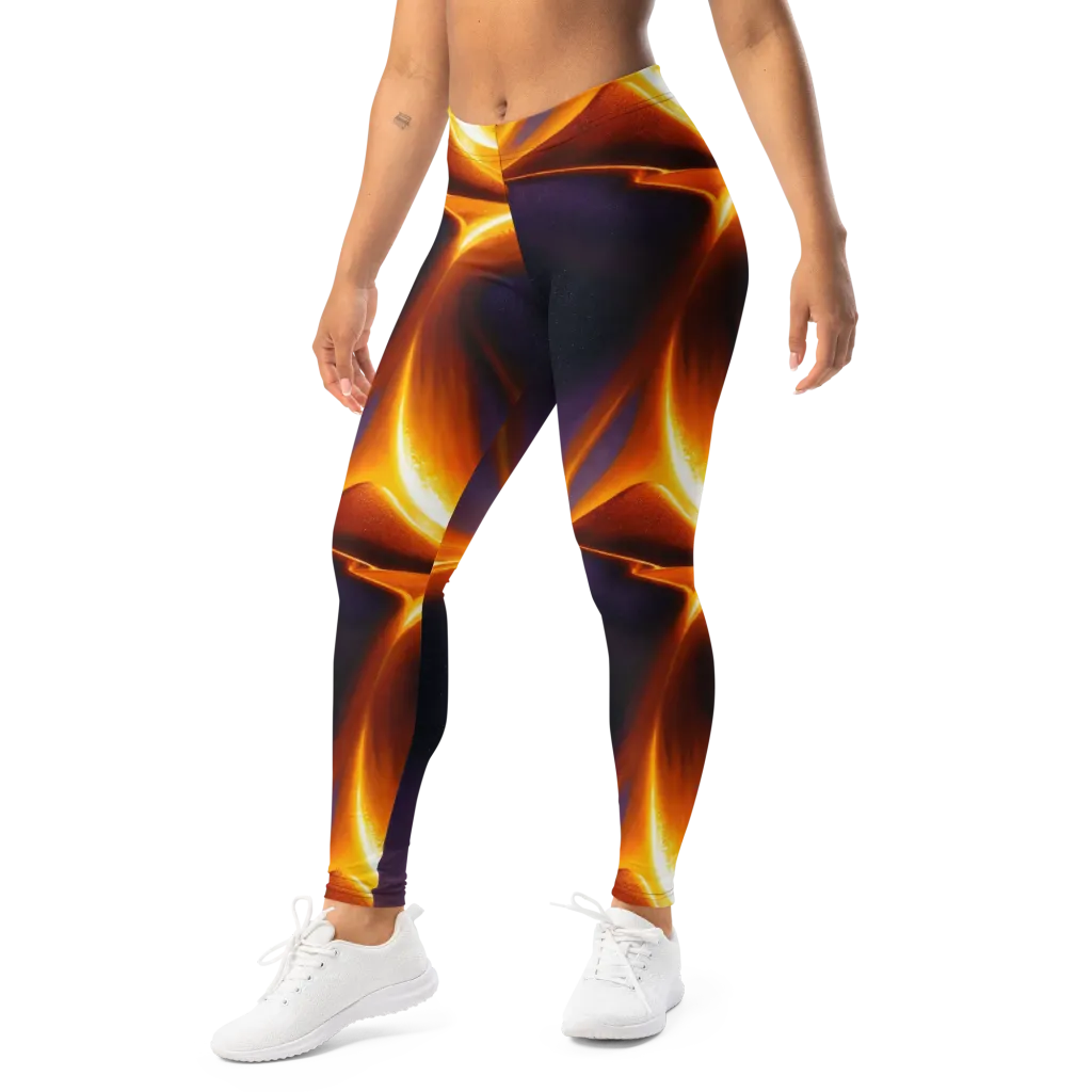 Molten Eclipse on Leggings — Left Front