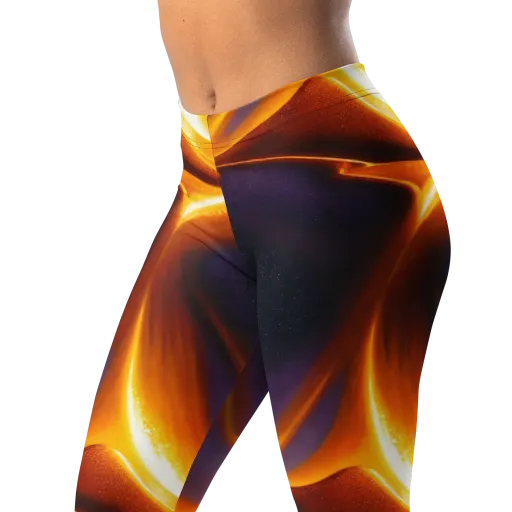 Molten Eclipse on a Leggings