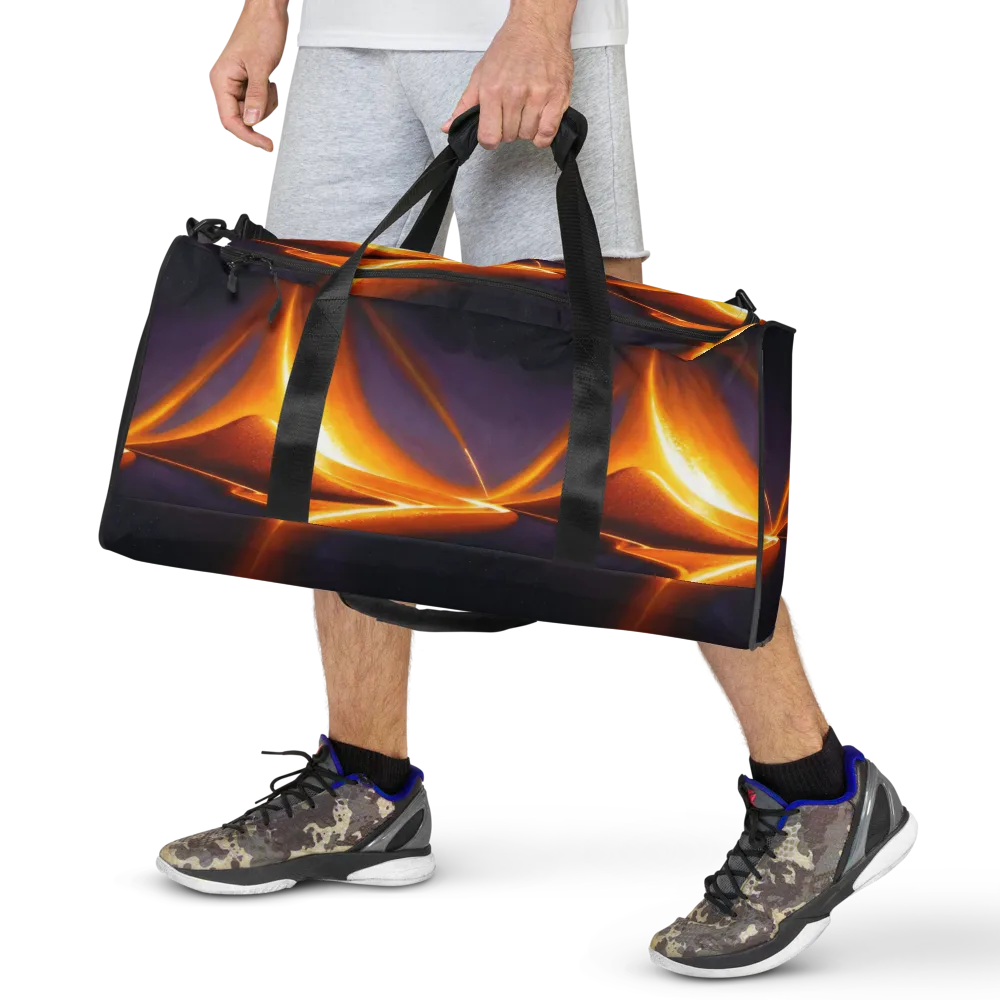Molten Eclipse on Duffle Bag — Front