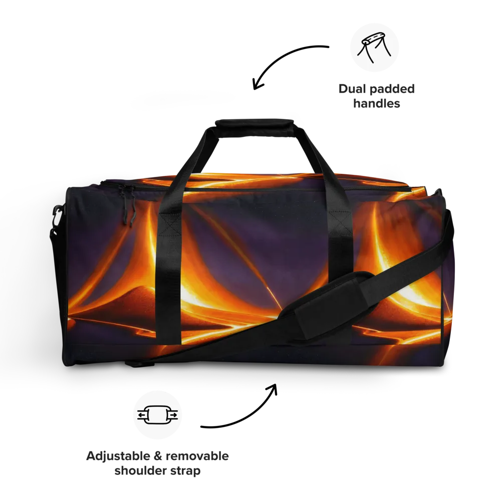 Molten Eclipse on Duffle Bag — Front