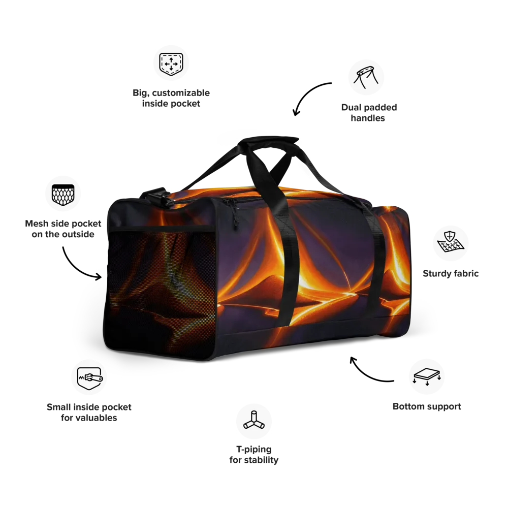 Molten Eclipse on Duffle Bag — Right Front
