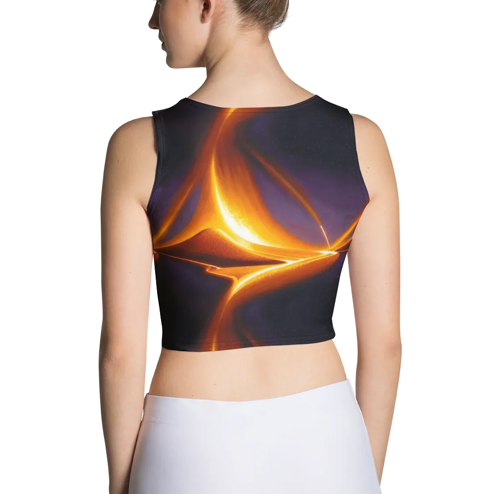 Molten Eclipse on Crop Top — Back