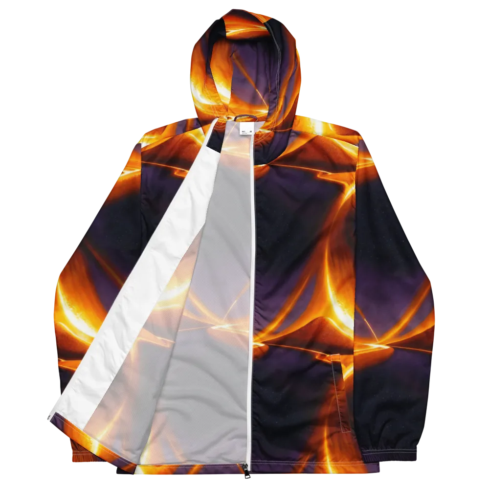 Molten Eclipse on Men's Windbreaker — Front