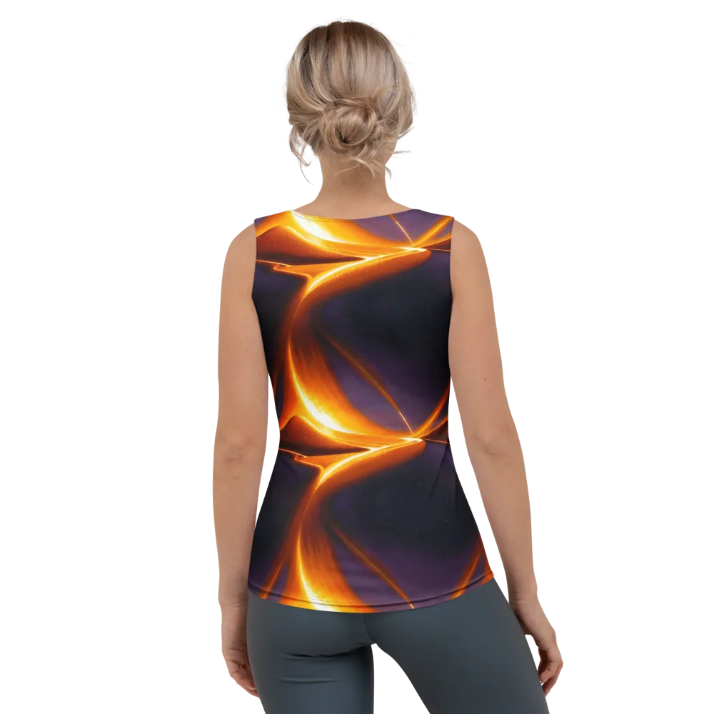 Molten Eclipse on Women's Tank Top — Back