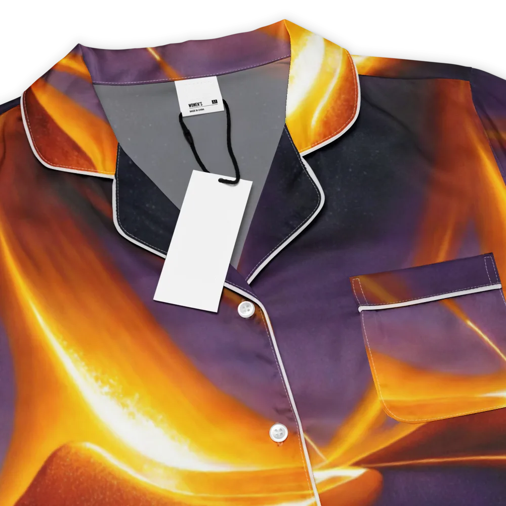 Molten Eclipse on Women's Short Sleeve Pajama Top — Product details