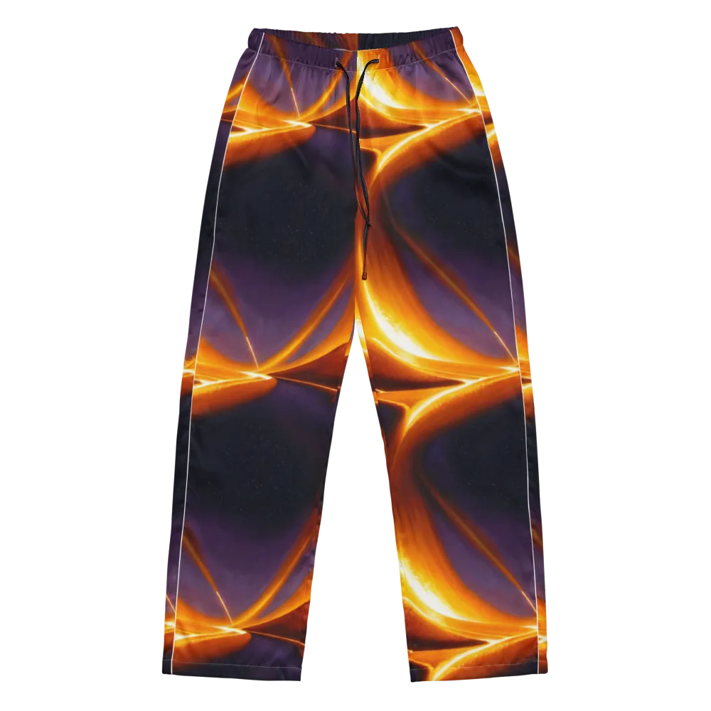 Molten Eclipse on Women's Pajama Pants — Front