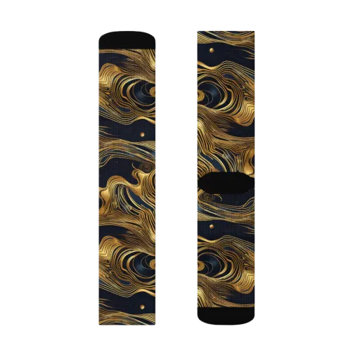 Midnight Goldflow on a Socks