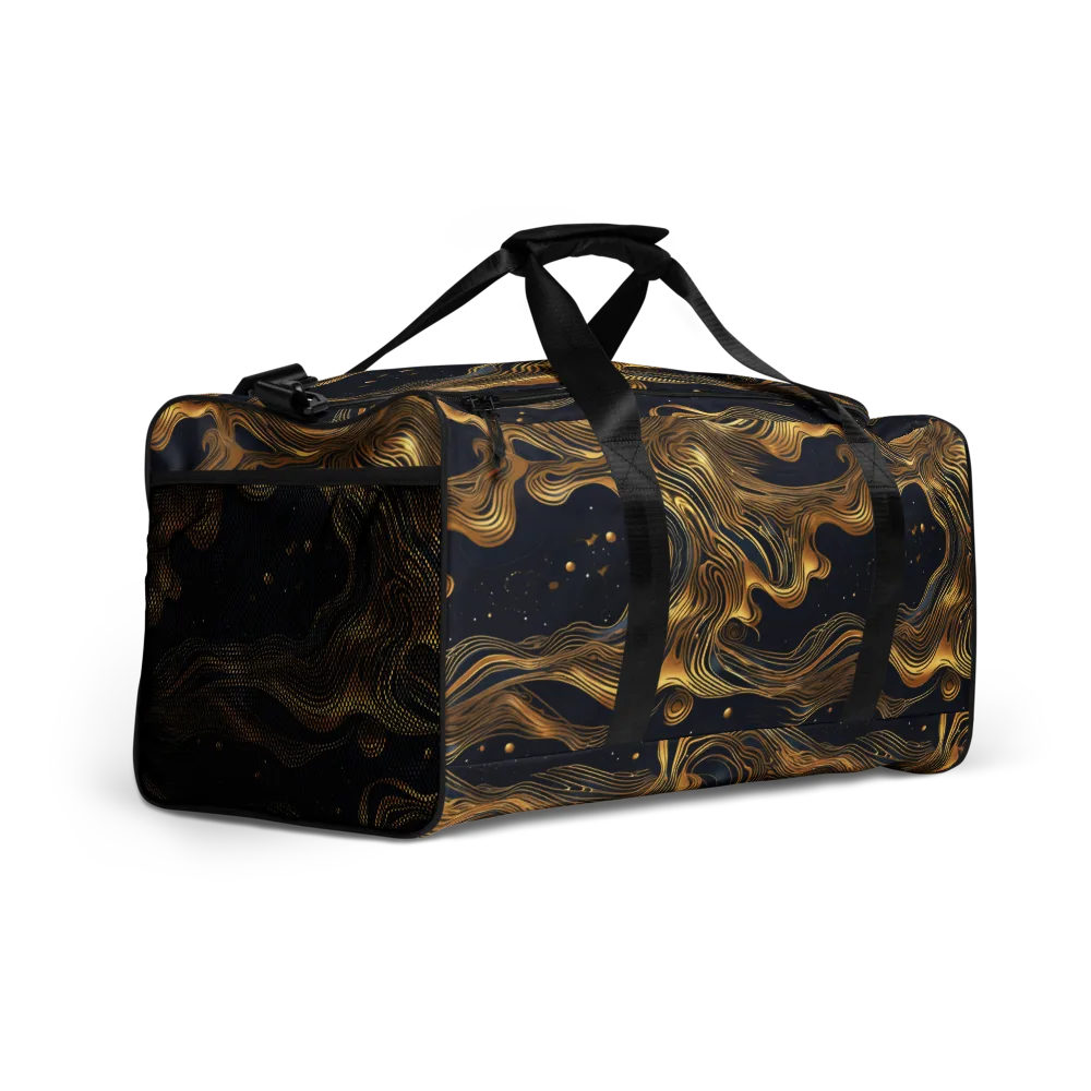 Midnight Goldflow on Duffle Bag — Right Front