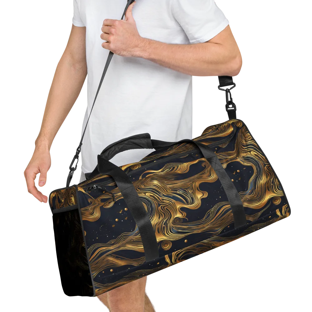 Midnight Goldflow on Duffle Bag — Right Front