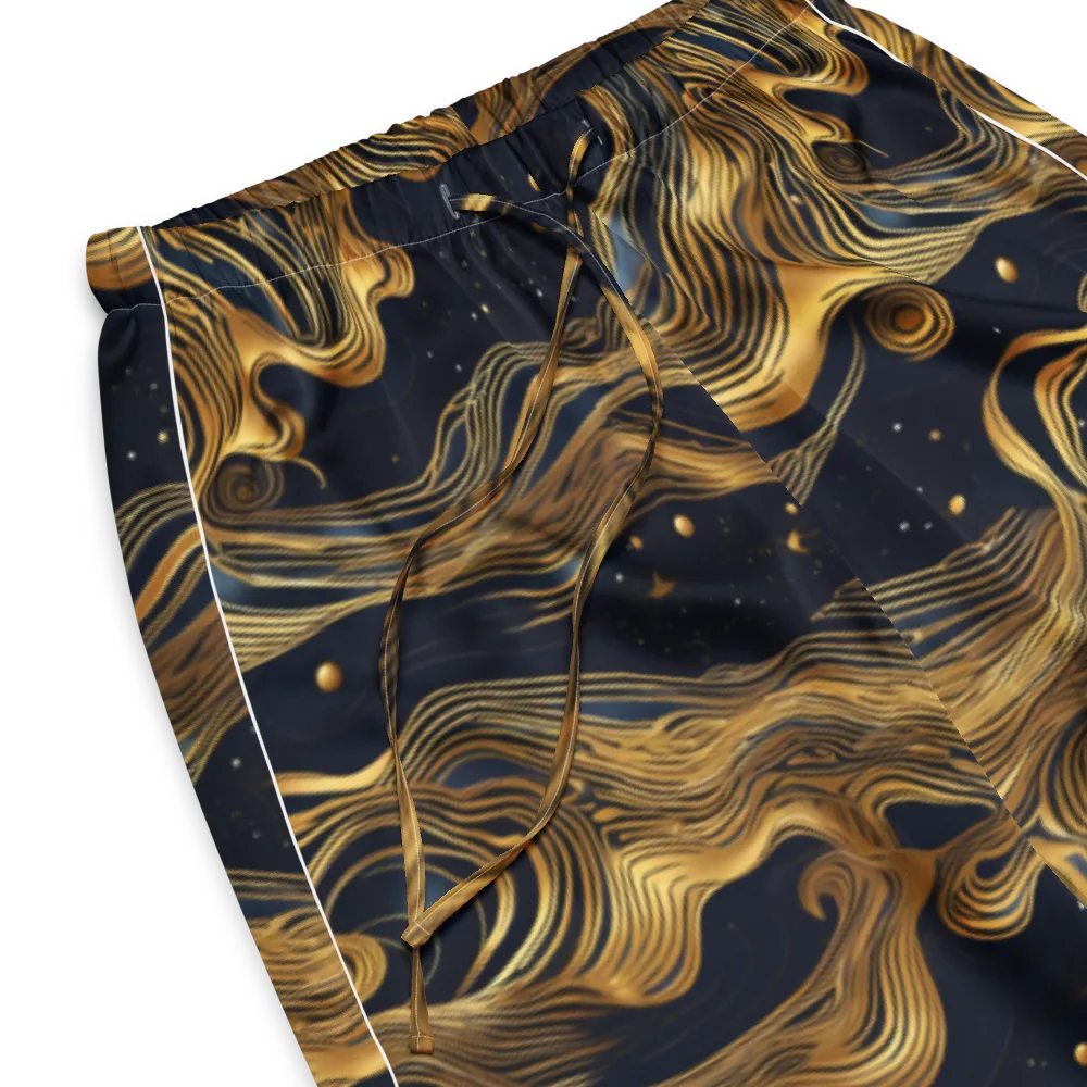 Midnight Goldflow on Women's Pajama Pants — Product details