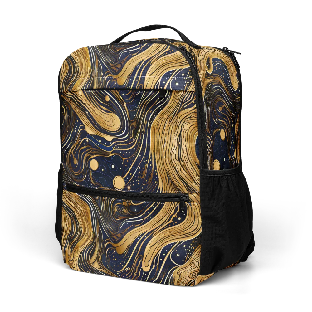 Midnight Aurum on Utility Backpack — Left Front