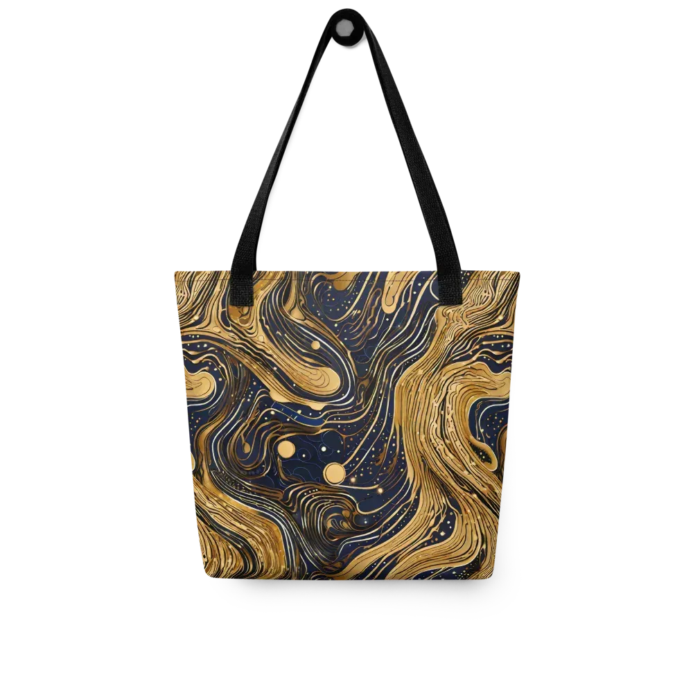 Midnight Aurum on Tote Bag — Front