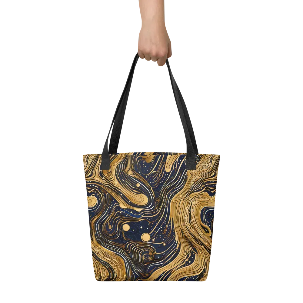 Midnight Aurum on Tote Bag — Front
