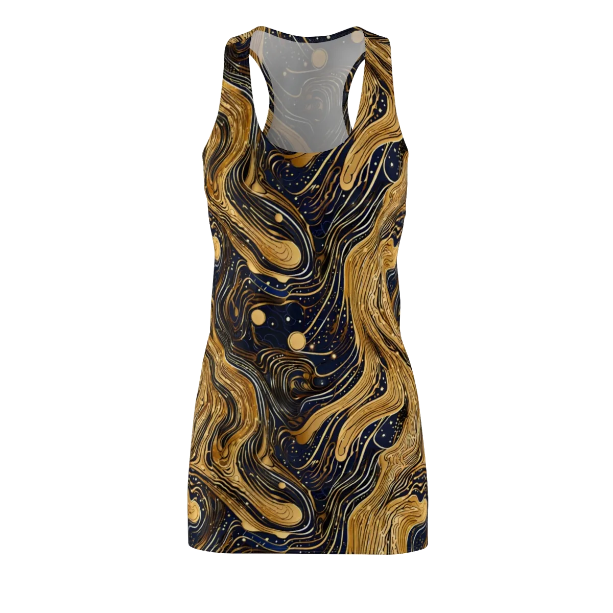 Midnight Aurum on Racerback Dress — Front