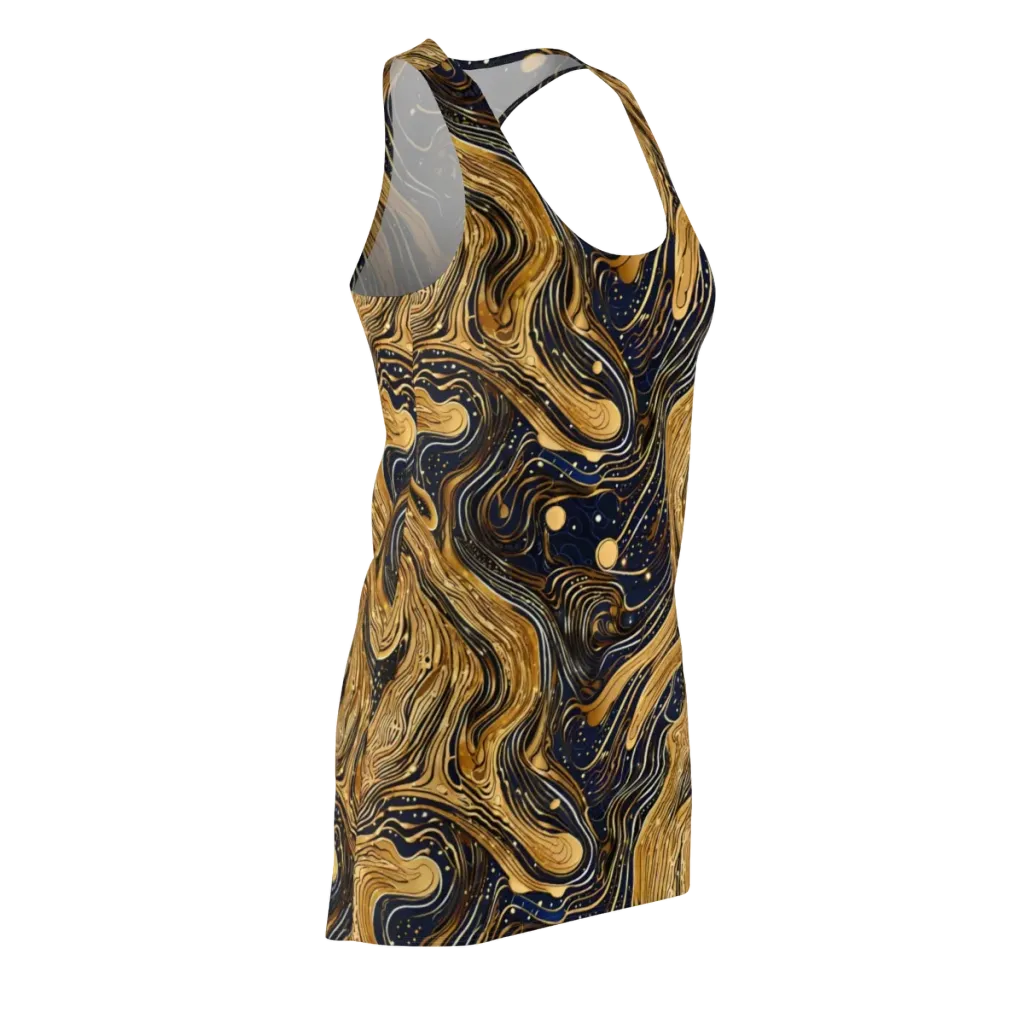 Midnight Aurum on Racerback Dress — Front Side