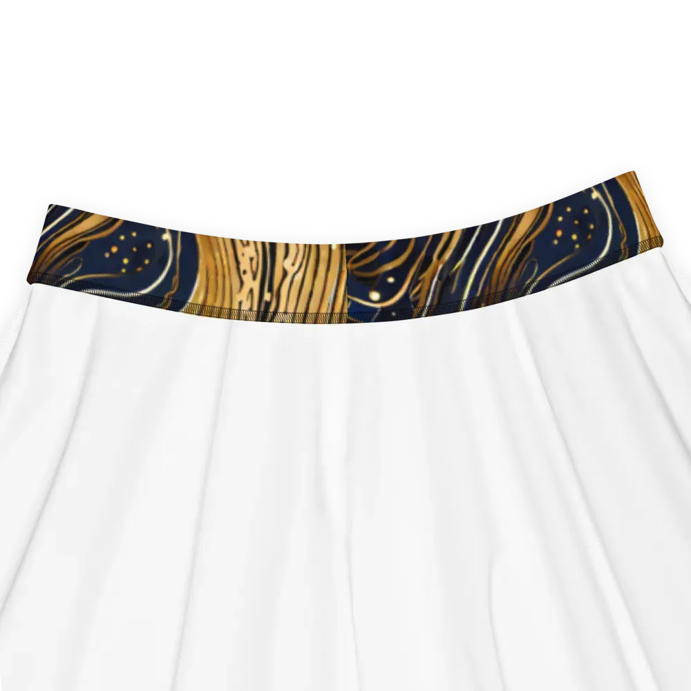 Midnight Aurum on Skater Skirt — Product details