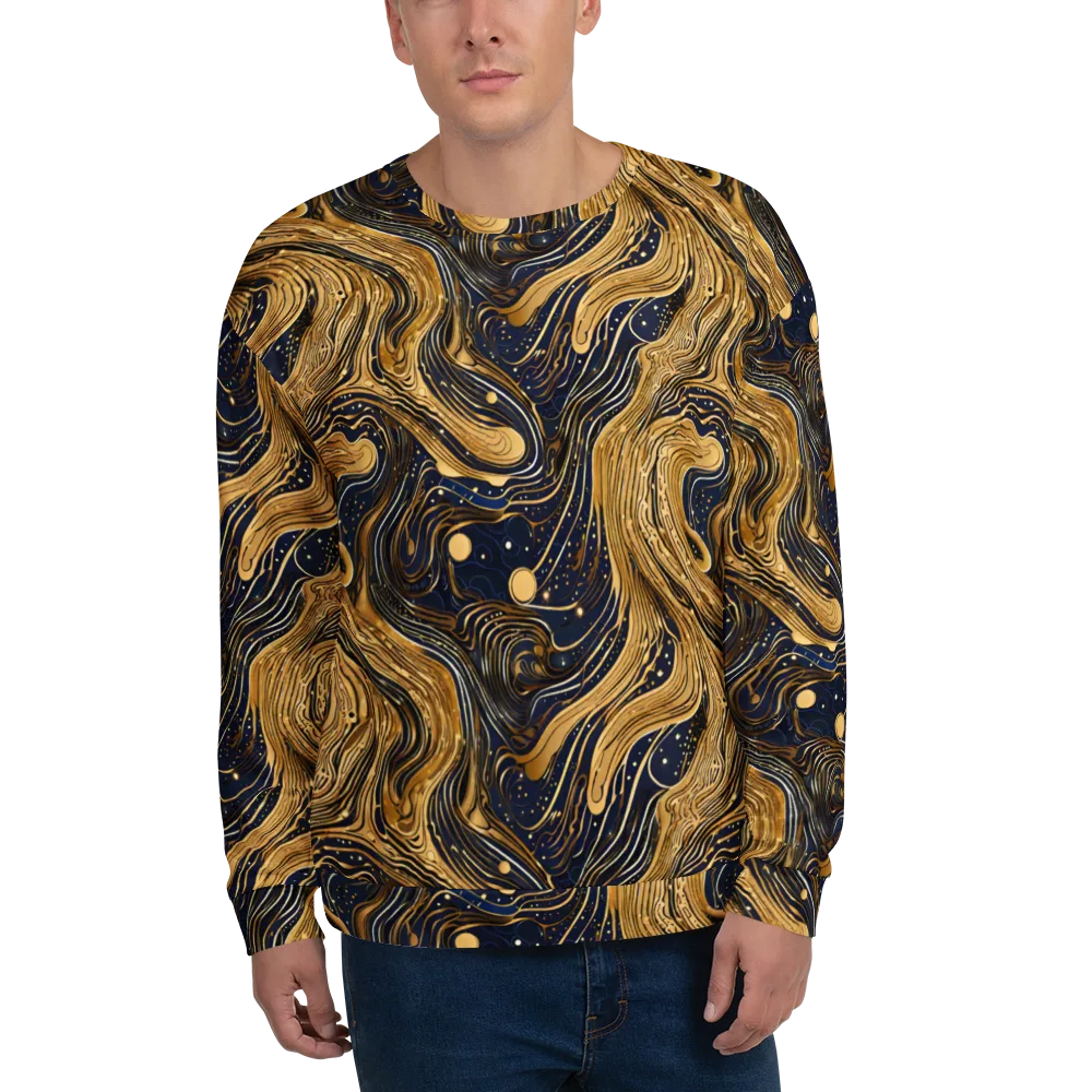 Midnight Aurum on Sweatshirt — Front