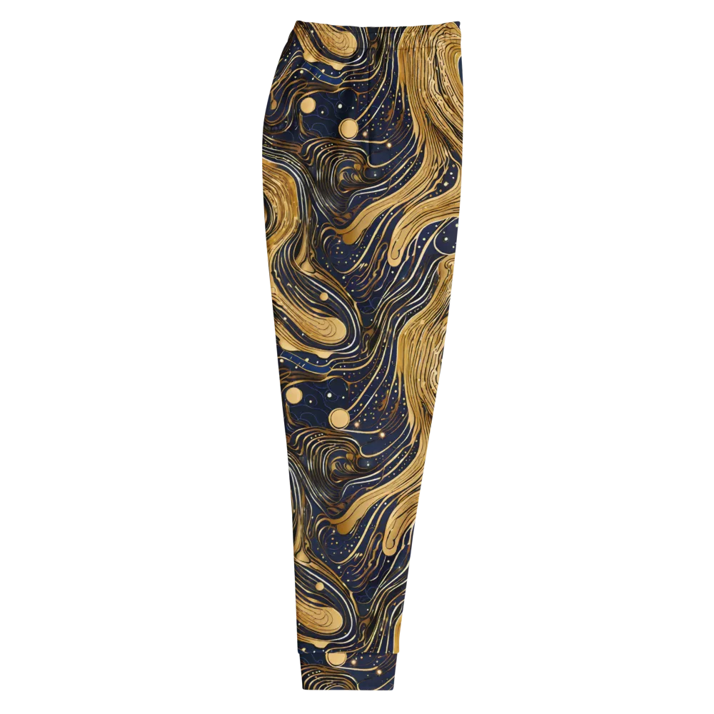 Midnight Aurum on Men's Joggers — Right