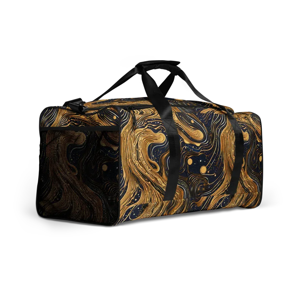 Midnight Aurum on Duffle Bag — Right Front