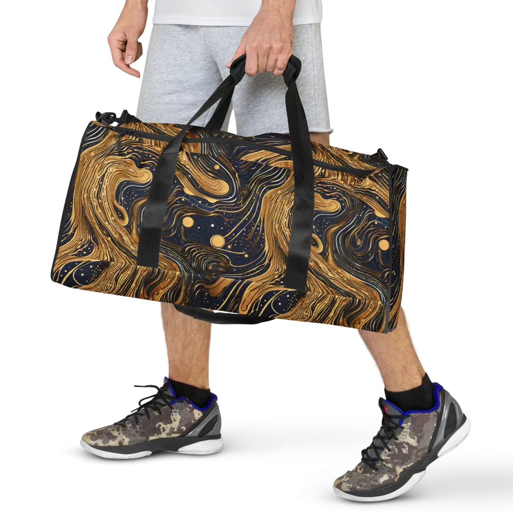 Midnight Aurum on Duffle Bag — Front