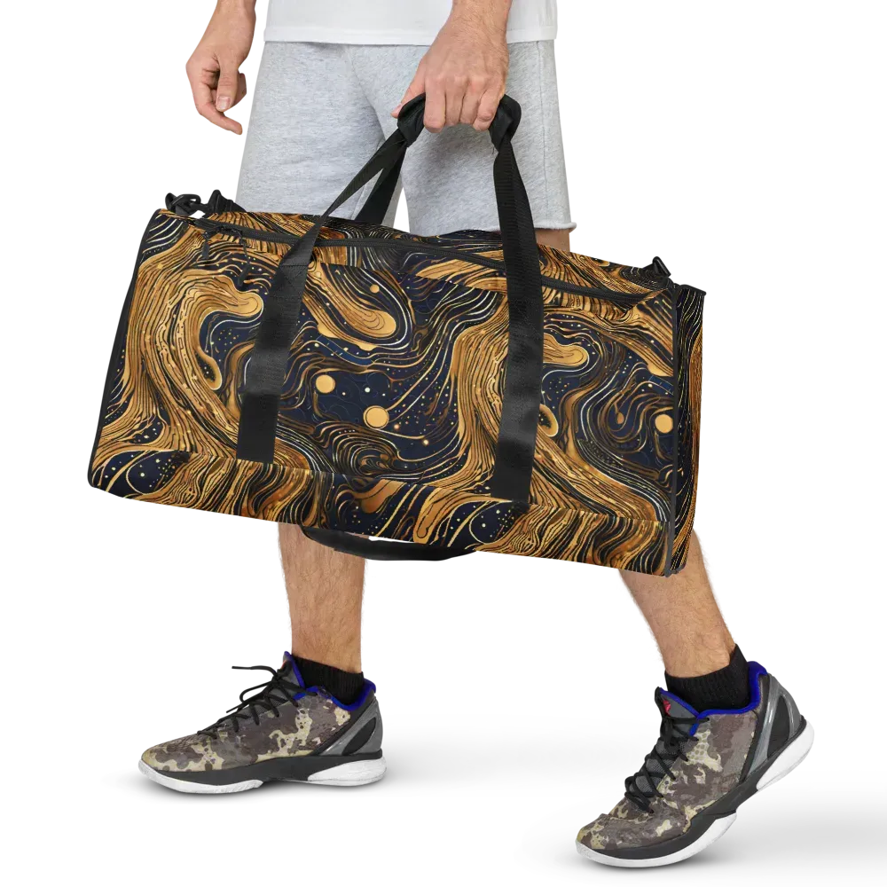 Midnight Aurum on Duffle Bag — Front