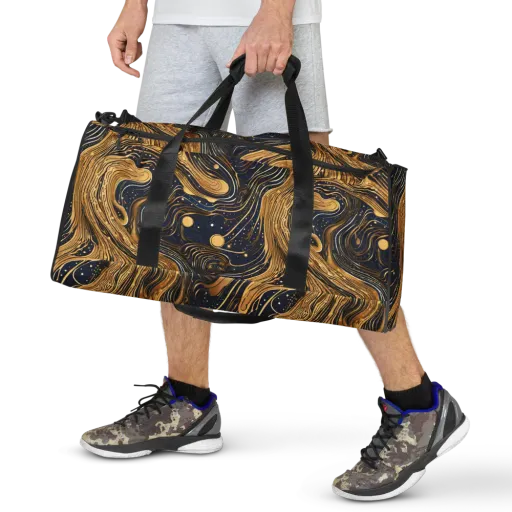 Midnight Aurum on a Duffle Bag